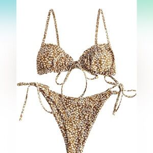 NWOT Floral Bikini Set